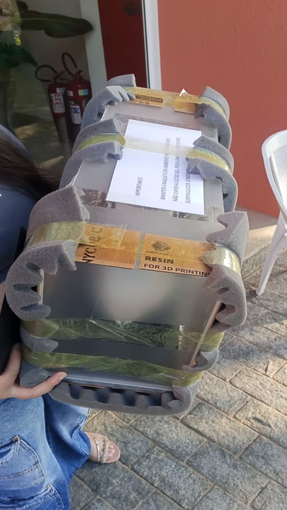Carga sensível entregue com embalagem reforçada
